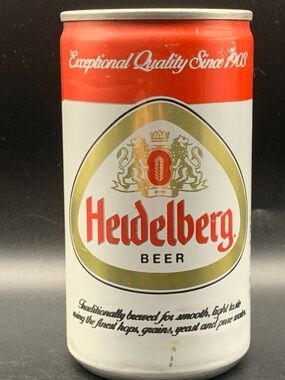 Vintage Beer Can Heidelberg Beer Exceptional Quality Since 1903 Empty